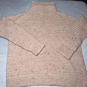Cozy Speckled Turtleneck Sweater